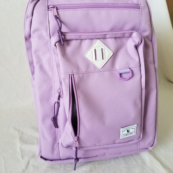 NWT! 18L Lightweight Water-resistant Backpack w/Two Sections & Bottle Pockets - Picture 7 of 16
